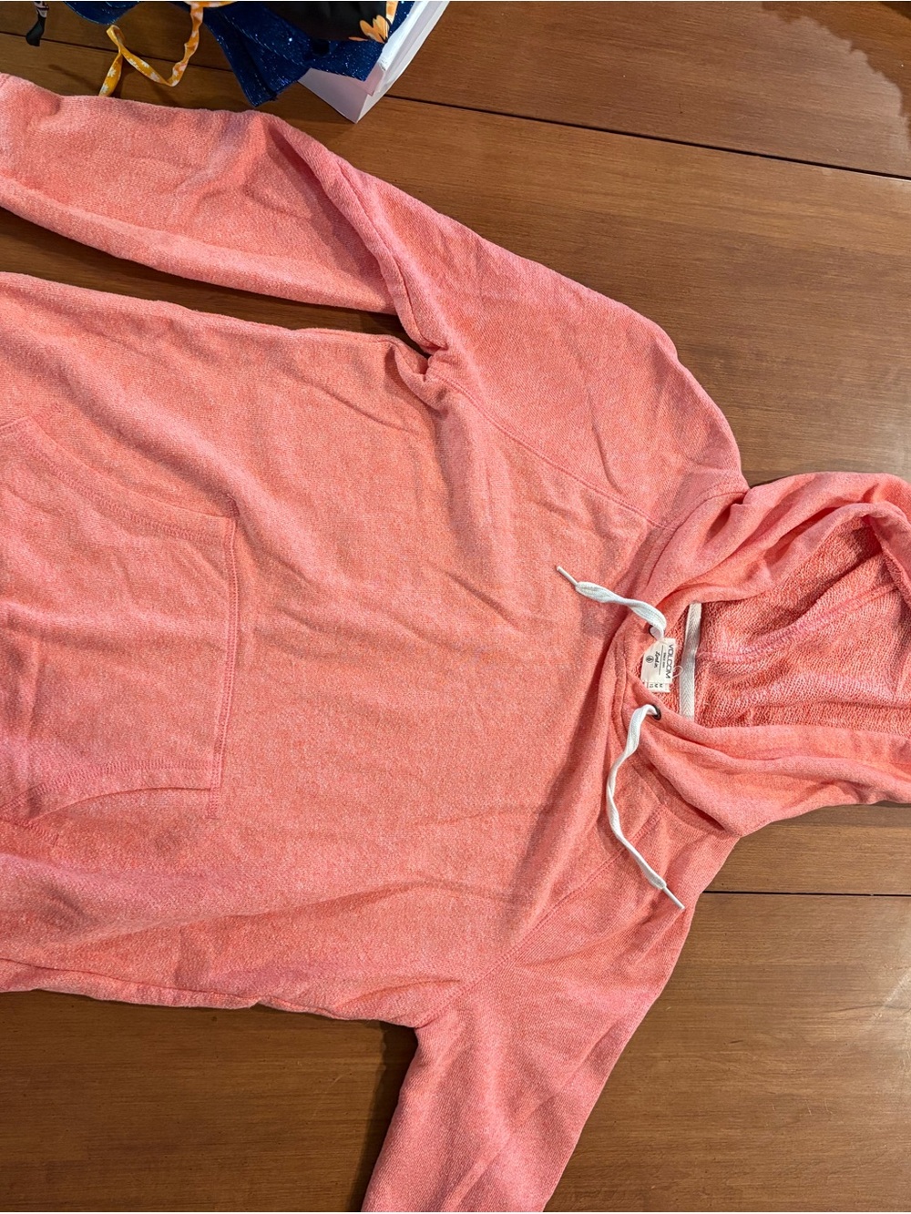 Volcom Peach Pullover Hoodie with Drawcord